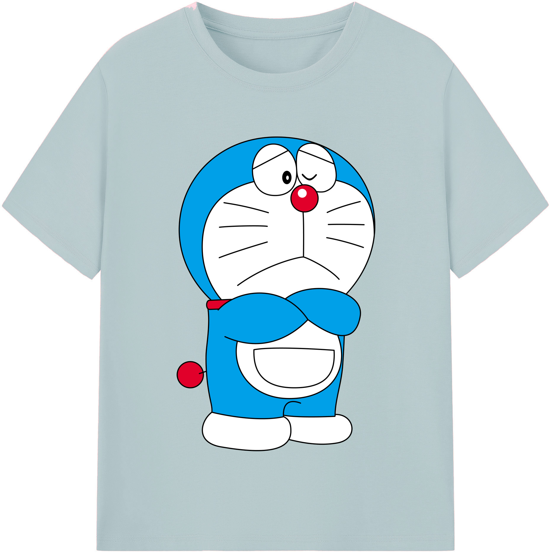 （画像用） ドラえもん Doraemon 綿100％半袖Tシャツ（フロントプリント）